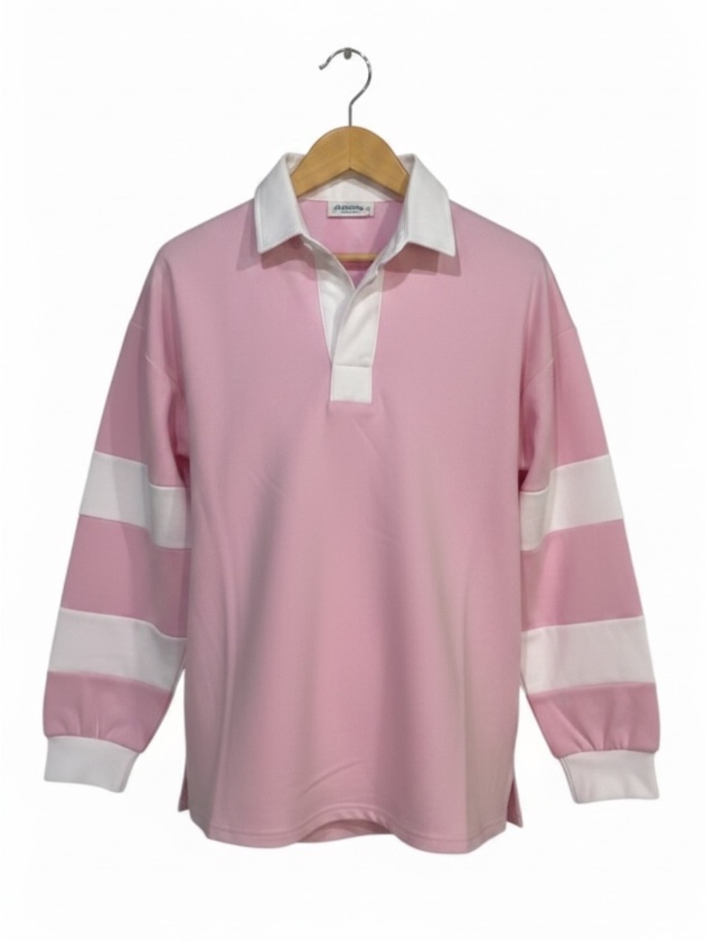 simply southern pink stripe macky pullover top